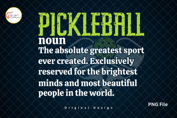 Funny Pickleball Definition PNG Tshirt: A Designer's Guide