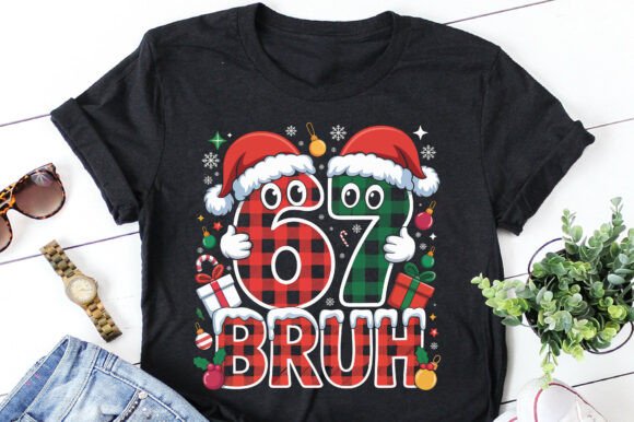 Funny Santa Six Seven 67 Bruh Png Eps: A Modern Holiday Design Asset