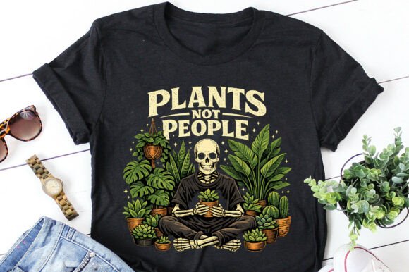 Retro Skeleton Gardening: A Bold Statement for Plant Lovers