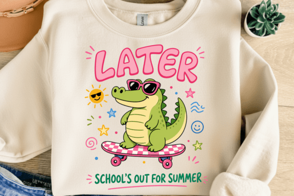 School's Out for Summer Shirt PNG: A Playful Asset for Designers