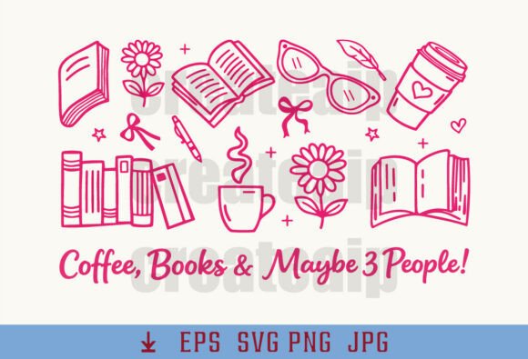 Understanding the Coffee Books & Maybe 3 People SVG