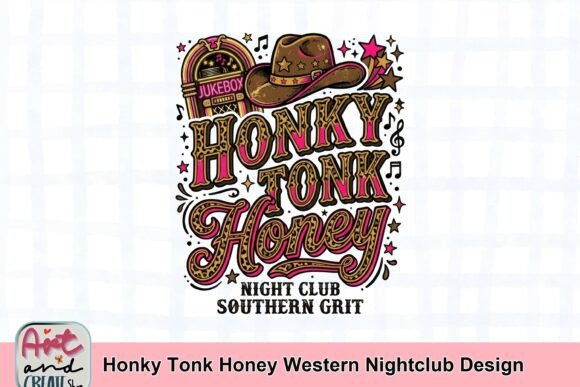 Unleash Country Charm with Honky Tonk Honey Design