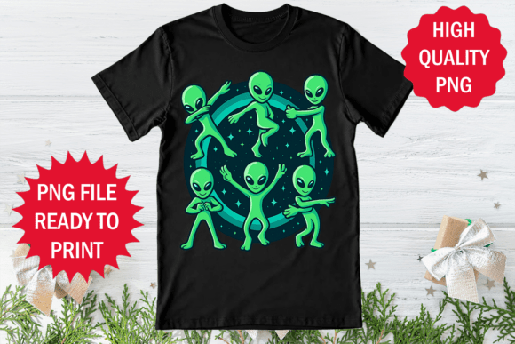 Why Funny Alien Dancing Sublimation Clipart Is the Trendy Graphic You Need